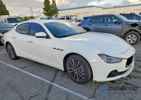 2017 Maserati Ghibli z USA, uszkodzony, nr VIN ZAM57XSA3H1197232